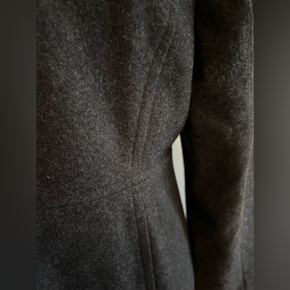 Old Navy charcoal grey wool coat size Large - Picture 5 of 7